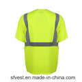 High Visibility Reflective Safety T Shirt with Flame Resistant